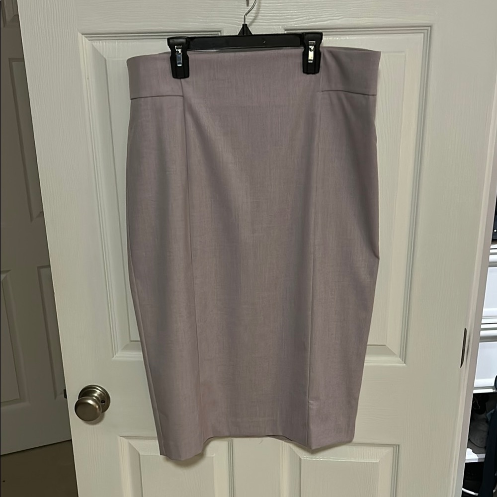 Ann Taylor Purple Pencil Skirt